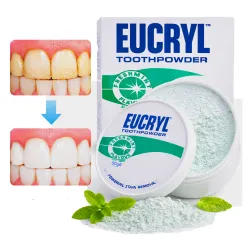 Eucryl proszek do wybielania zębów i rozpuszczania kamienia nazębnego Mint 50g