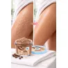 Zestaw antycellulitowy peeling kawowy na cellulit + szczotka do masażu na sucho