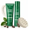 XHC szampon z Kofeiną Cynkiem przeciw wypadaniu włosów łysienie zakola + Odżywka 2*300ml + szczotka do zabiegu