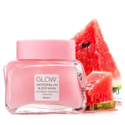 Maseczka żelowa do twarzy na całą noc GLOW arbuzowa 50ml