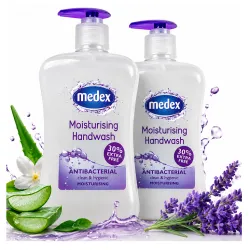 Medex mydło do rąk w płynie antybakteryjne nawilżające 2*650ml