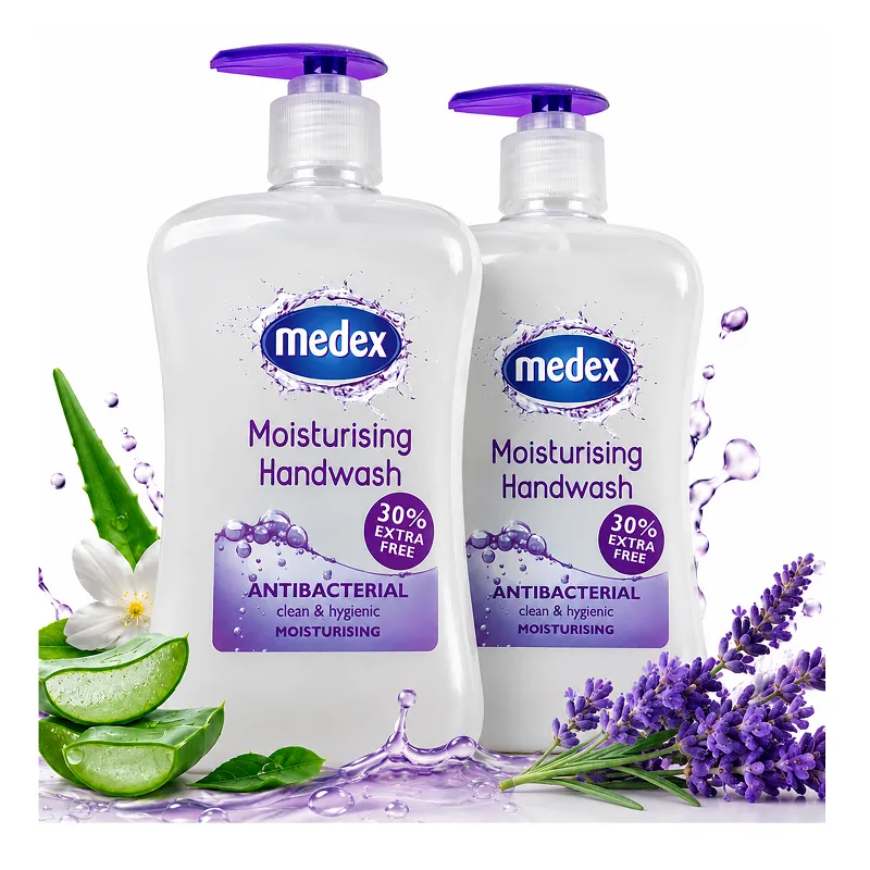 Medex mydło do rąk w płynie antybakteryjne nawilżające 2*650ml