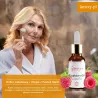 Masażer roller jadeitowy do twarzy biały