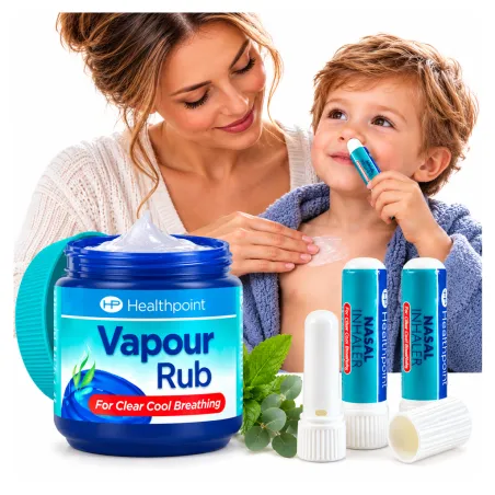 Vapour Rub + 2 Inhalatory do Nosa maść do nacierania klatki piersiowej, Zestaw na Okres Przeziębień i Kataru