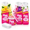 The PINK STUFF naturalne środki czystości do domu sprzątania bezpieczne dla dzieci zwierząt bez chloru ZESTAW