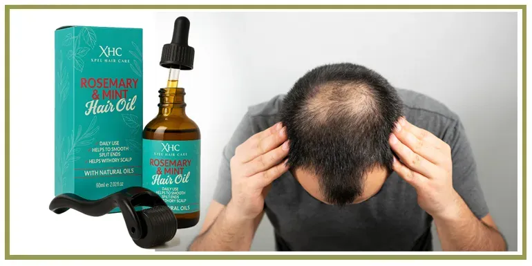 Olejek rozmarynowy na porost włosów, zakola i łysienie