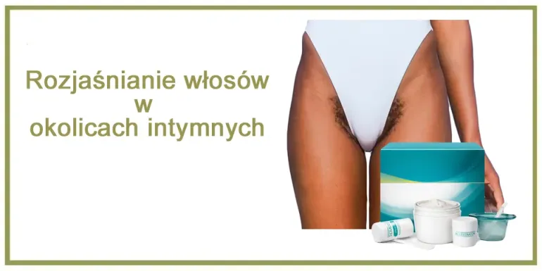 Rozjaśniacz do włosów miejsc intymnych