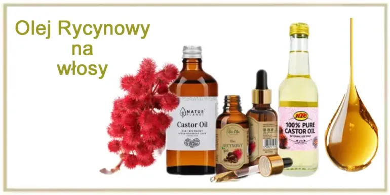 Olej rycynowy na włosy